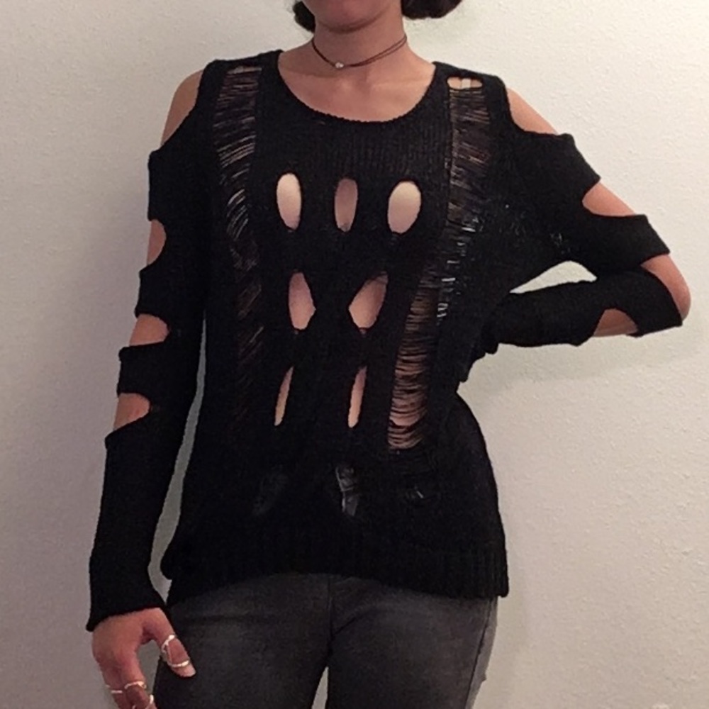 Black sweater